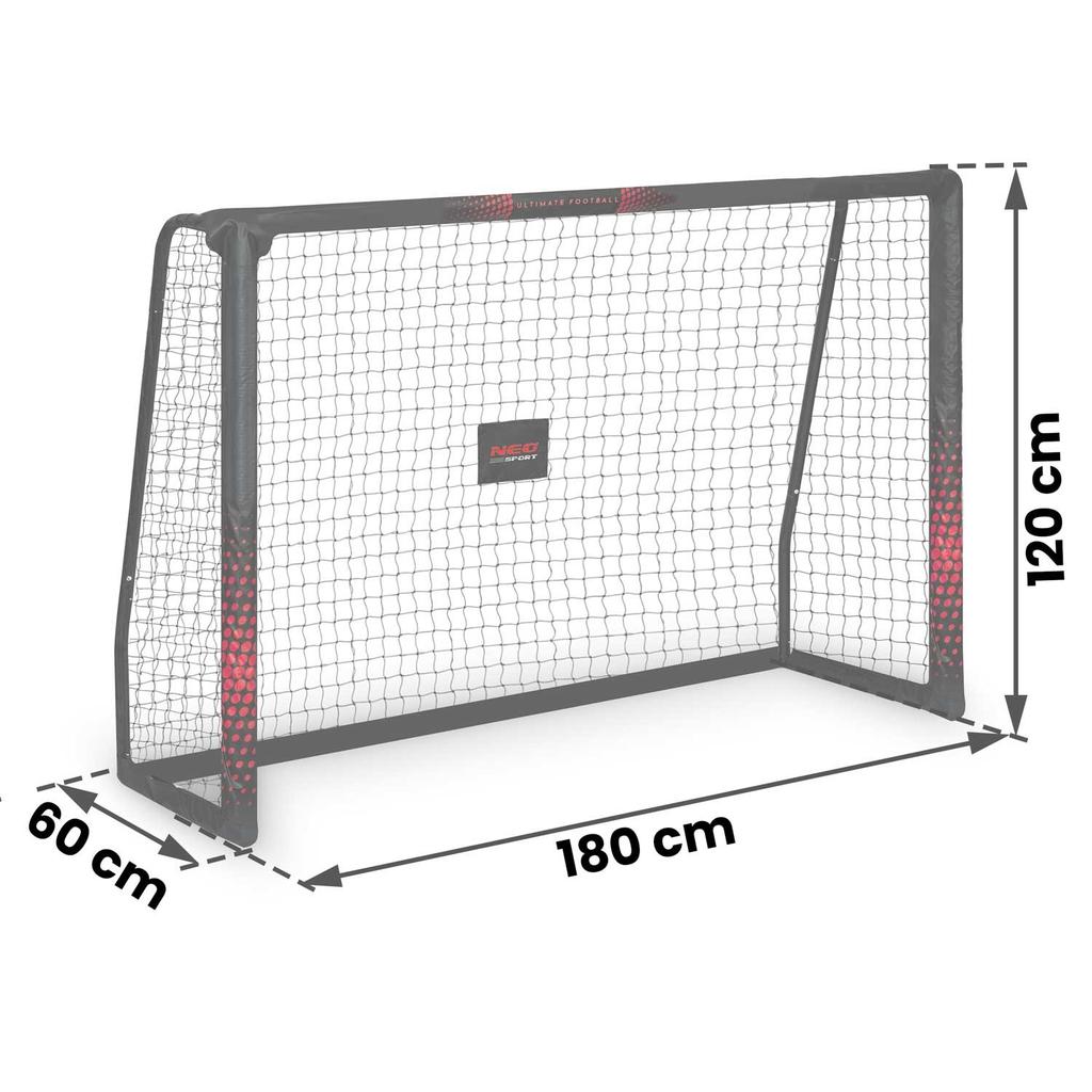 Football Goal 180 X 120 X 60 Cm Ns-463 Black And Red