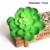 1Pc Small Artificial Succulents Fake Lotus Lithops Flower PVC Succulent Plants Wedding Party Home Floral Decoration