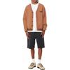 Carhartt WIP Landon Solid Zipper Mid-Rise Denim Shorts Men Shorts Black I030469-89-06