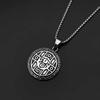 Pendant Flower Disc Shape Unisex Retro Hip Hop Necklace