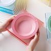 Changbaosen Gradient Ceramic Pet Bowls and Plates