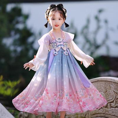 Chinesisches Hanfu Prinzessinnenkleid für Mädchen