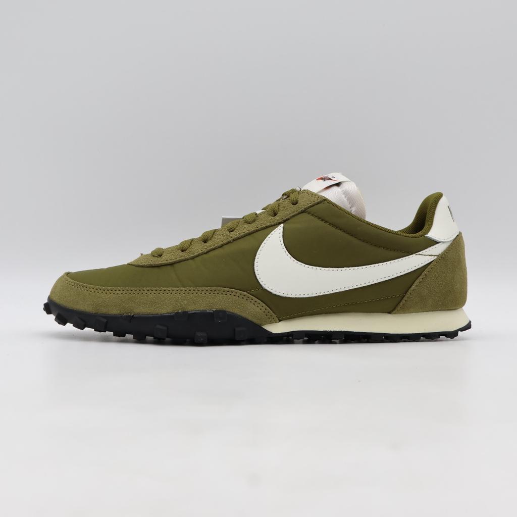 IM8658-300 Nike Waffle Racer Olive Flak Sail Coconut Milk Black (Men's)