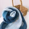 Lightweight Pure Linen Scarf Sun Protection Shawl Wrap Pure Neck Scarf  Daily Wear