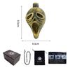 Aztec Whistle Ghost Ocarina: Haunted House Prop & Easter Party Instrument