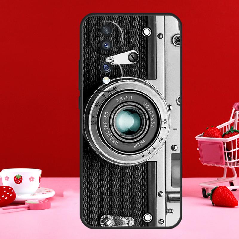Retro Camera Vintage For Honor X9b X8b X8a X9a X6a X7a X6 X7 X8 X9 Honor 90 70 50 Magic 5 Lite Magic 6 Pro Case