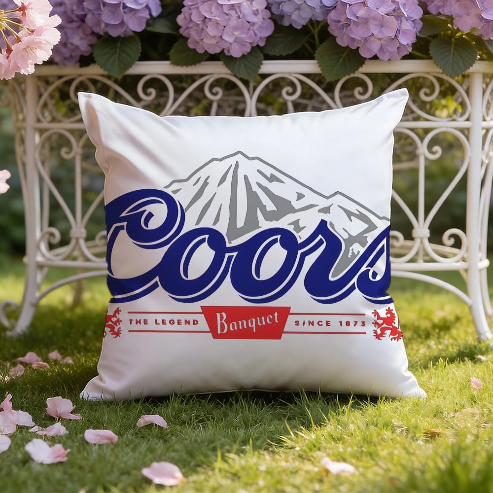 Classic C-Coors Cushion Cover Home & Car Dual-Scene Pillow Cover: Reversible for Premium Comfort