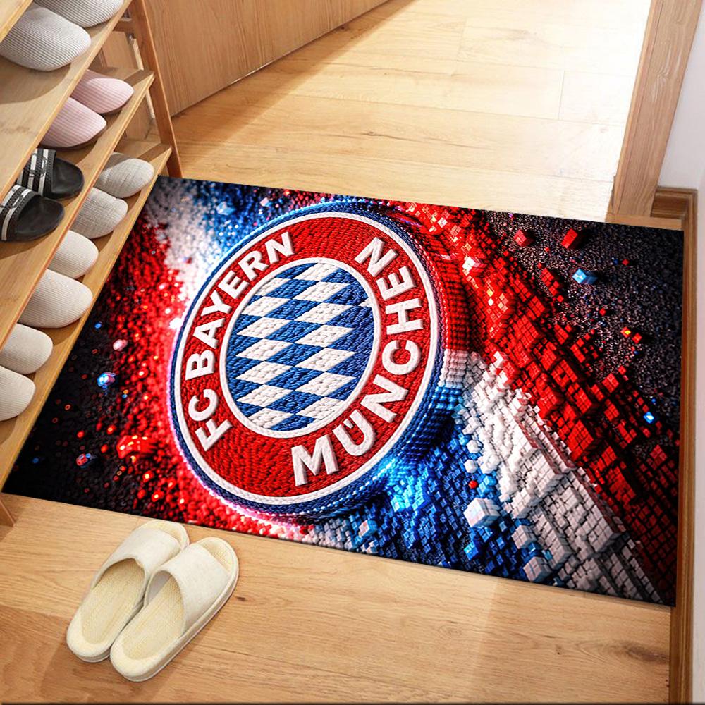 FC Bayern München Fans Quadratische Teppiche sind eine großartige Wahl für Wohnzimmer, Schlafzimmer, Heimdekoration und als Geschenke.