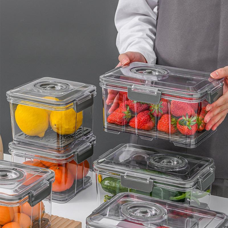 Vacuum 152575l Plastic Storage Box Comes With A Manual Pump Sealed For Freshness And A Storage Container With Storage Time