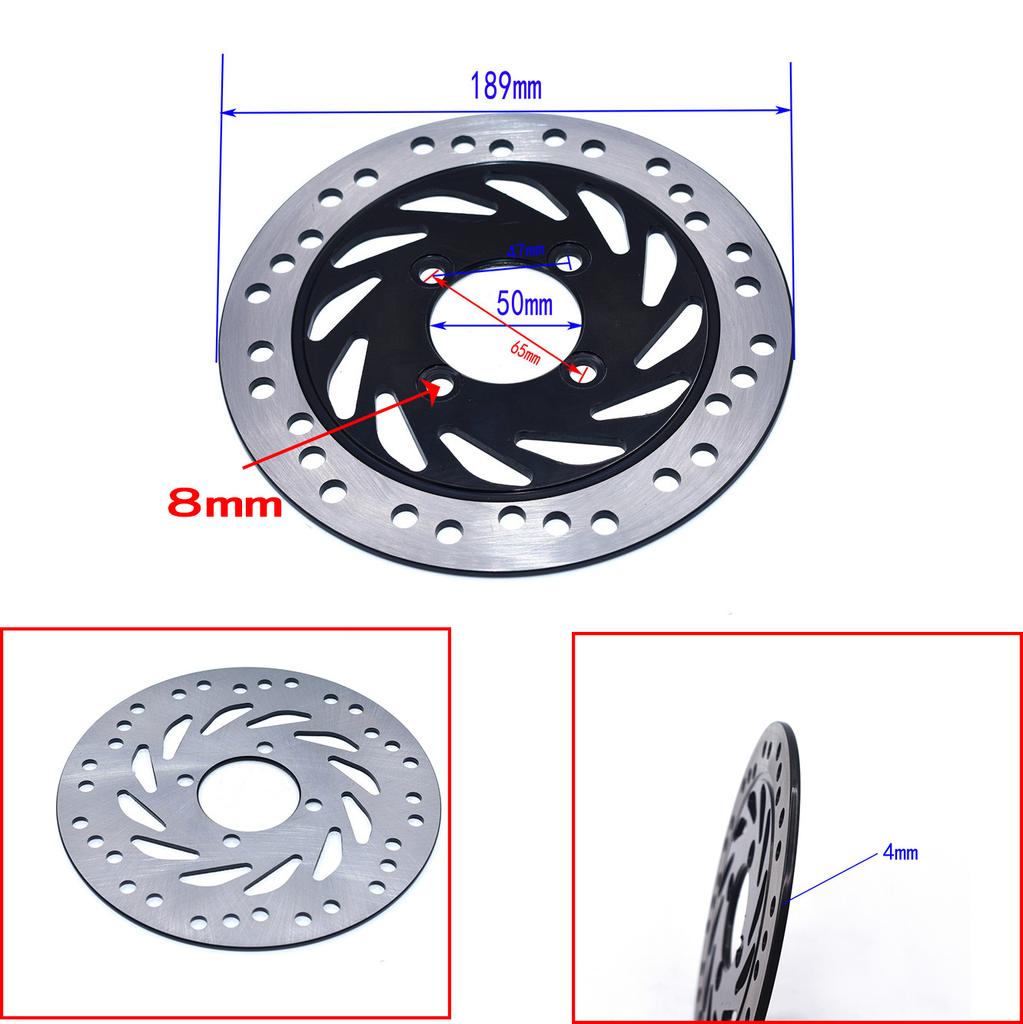 Front Rear Brake Disc Rotor 108 130 158 170 180 190MM For 50 125cc 150cc 200cc 250cc Quad Pit Dirt Bike ATV UTV