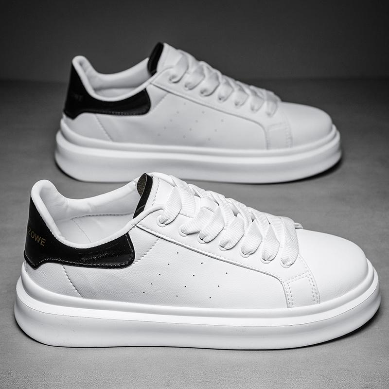 

Модные легкие мужские кроссовки из натуральной кожи, белые туфли, модные дышащие ретро-кеды для тренировок, спортивная повседневная обувь для студентов 39