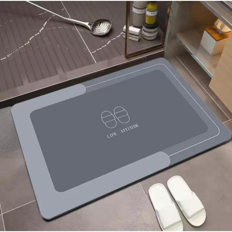 Light Luxury Crystal Velvet Floor Mat Household Non-slip Wear-resistant Tailoring Porch Floor Mat Dirty and Washable Entry Door Foot Mat