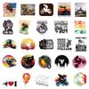 50PCS Cartoon Motocross Creative Doodle Stickers Bicycle Scooter Laptop Computer