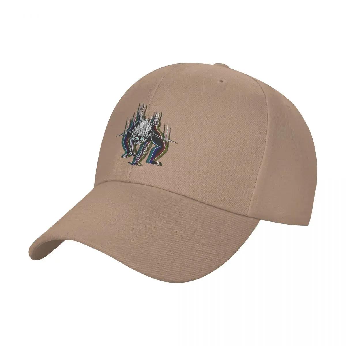 BLACK ICE CREEPIN  GLITCH Baseball Cap Christmas Hat Rave Luxury Brand Hats For Men Womens