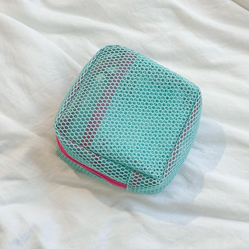 Dopamine Mesh Tofu Grid Travel Bag: Multi-purpose Cable & Sundries Storage