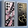 Creative Cartoon Butterfly Funda Phone Cover Case for Samsung Galaxy S26 S10 S9 Note 20 Ultra 8 9 10 S20 S21 FE S25 Ultra S23
