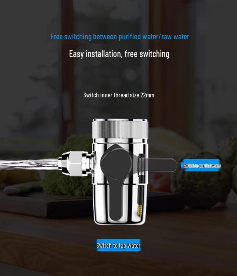 Ceramic Filter Countertop Water Purifier with Washable Faucet Filter (Non-Direct Drinking)