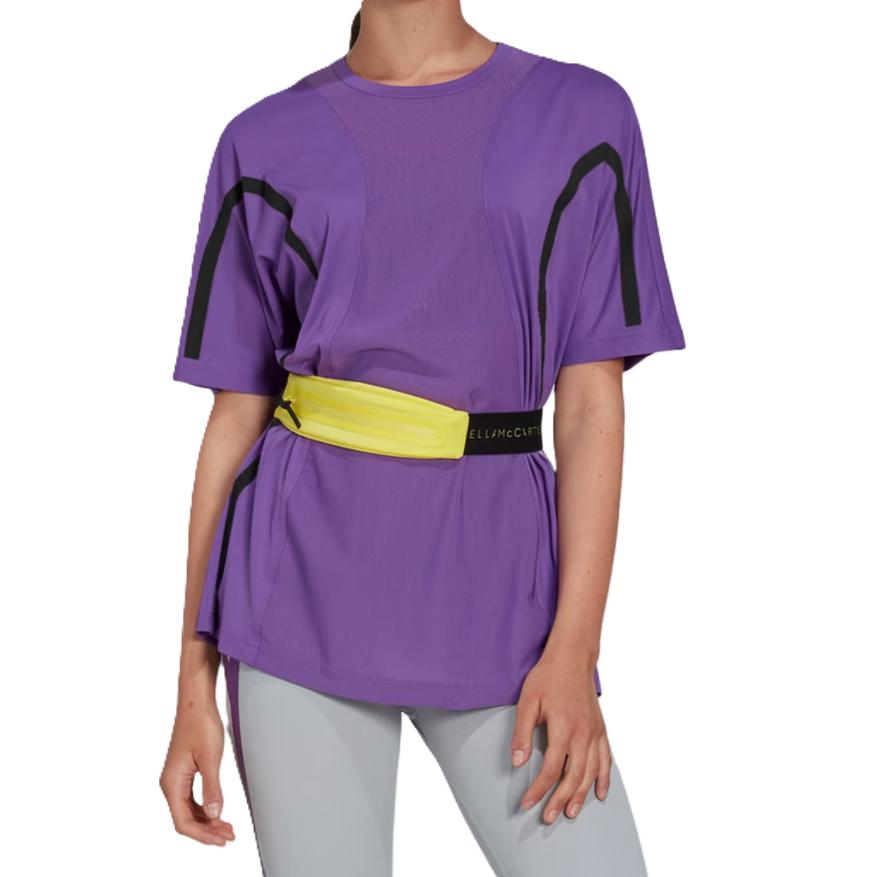 Adidas Stella McCartney Regular T Shirt Women's Bright Purple/White HH7220