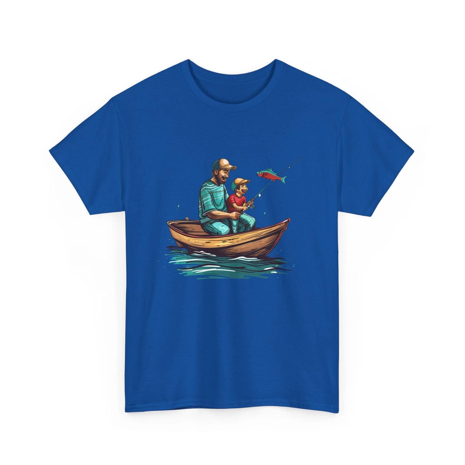 

I Have Two Titlles, Fisherman And Dad T-Shirt - Cool Offshore Angler Tee M