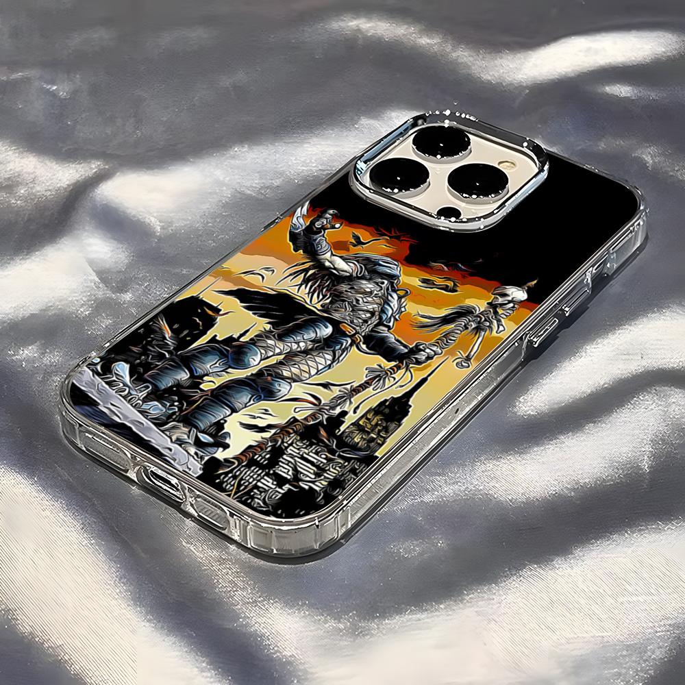 Predator Phone Case For IPhone 17 Pro Max 16 15 14 Pro Max IPhone 13 Pro Max 11 Plus Transparent Cover