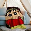 Crayon Shin-chan printed throw blanket—soft,warm;versatile blanket for all seasons—perfect as &air-conditioning throw,nap blanket