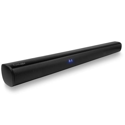 FunLogy SOUND3 (AltavozBarra de sonido) [2.1 canales 80W Potencia Total Inalámbrico Bluetooth para TVs Smartphones Cine en Casa Digital Óptico Cable AUX Incluido
