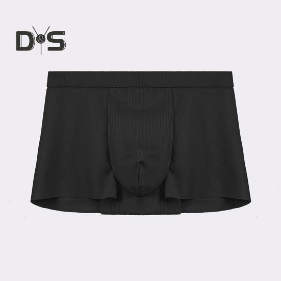 Fake Ass Underwear 3D Design Sporløs effekt Mellomhøyt Ensfarget Boxer Undertøy U-konveks Ergonomisk Design Boxershorts