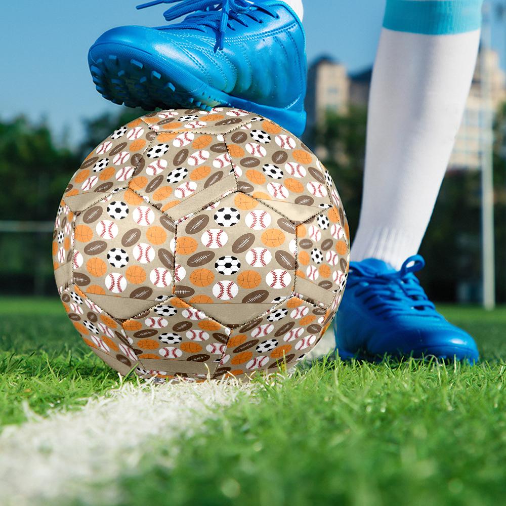 ball sports Theme Size 5 Soccer Ball, Suitable for Both Indoor and Outdoor Matches, a Gift Suitable for Everyone.