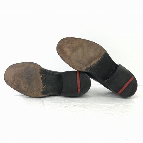 Tyskland Lloyd Kraftigt Läder Rakt Tå 25.5 Svart Klänningsskor Business(BEGAGNAD)