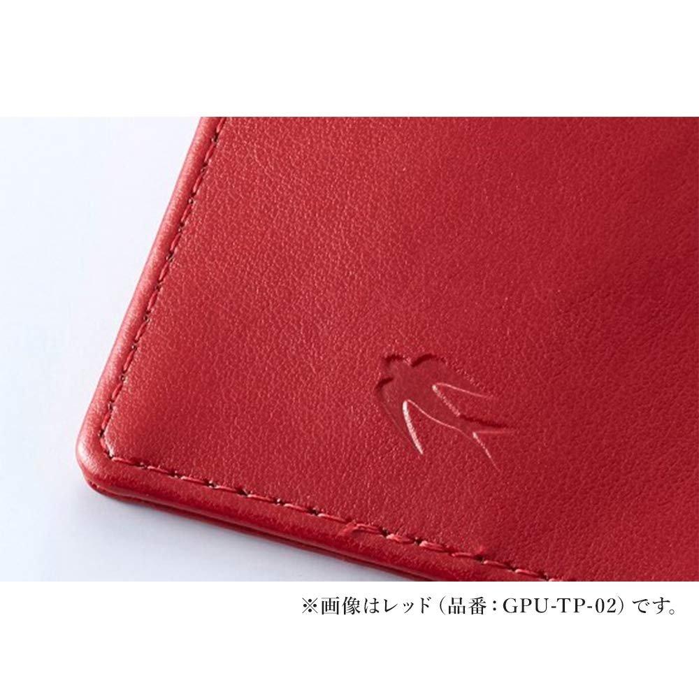 Gulf Stream UNA RONDINE PU Leather Single Pass Case Slim Card Holder with D-Ring Dark Brown GPU-TP-04