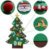 Diy Felt Christmas Tree Christmas Decoration For Home Navidad New Year Christmas Ornaments Santa Christmas Children's Gift 1PC