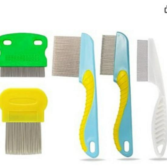 Double-Row Fine-Toothed Flea and Tick Removal Comb for Cats and Dogs