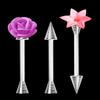 Kitchen Glutinous Rice Roses Flower Holder Decoration Pastry Sticks Baking Cone Cream Tools Piping Cake Aluminium Alloy Rod
