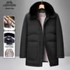 LAOYECHE Men's Detachable Plush-Lined Winter Padded Jacket