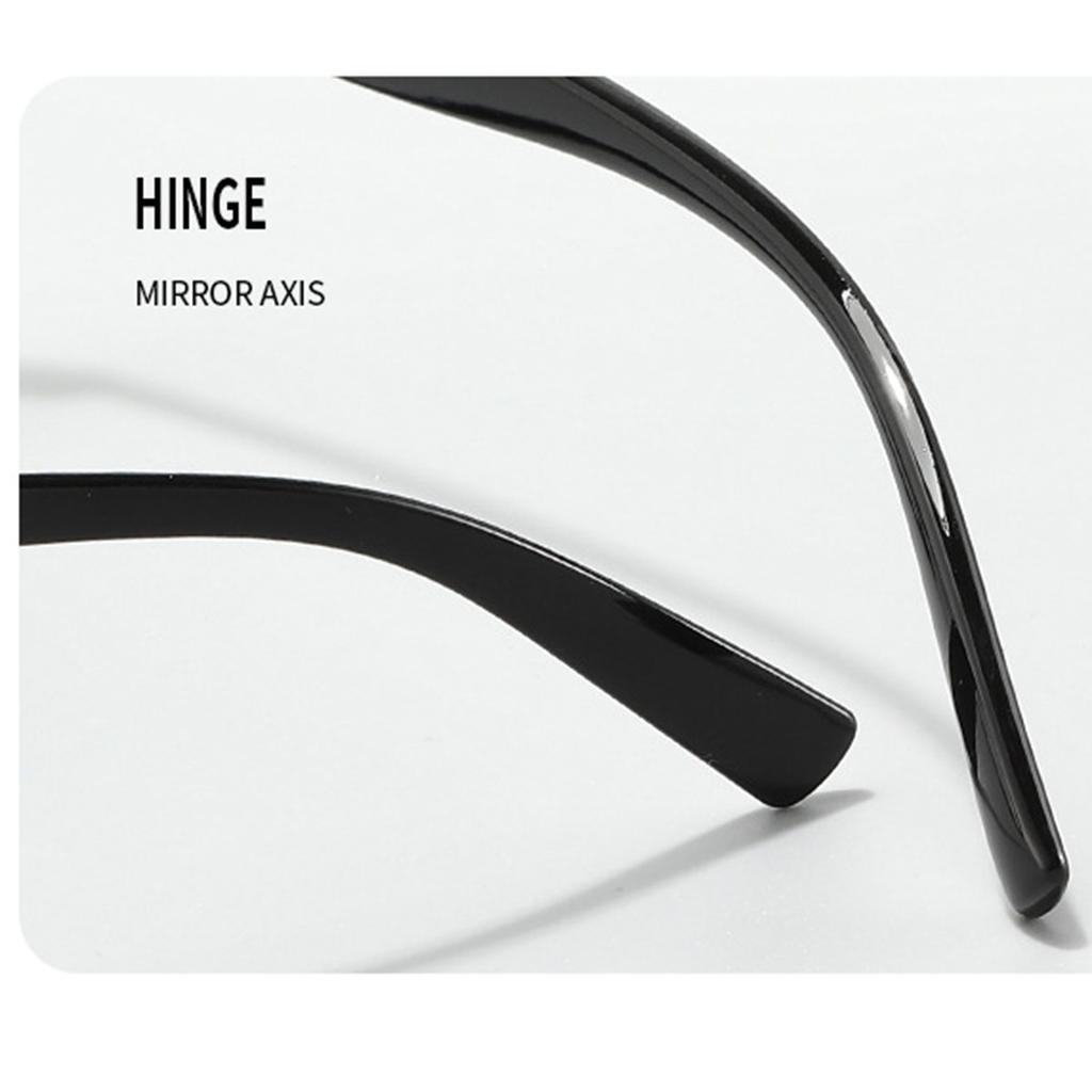 New Square Anti Blue Light Flat Mirror, Plain Colored, Rice Nail Street Photography, Simple Eyeglass Frame, Business Eyeglass Frame