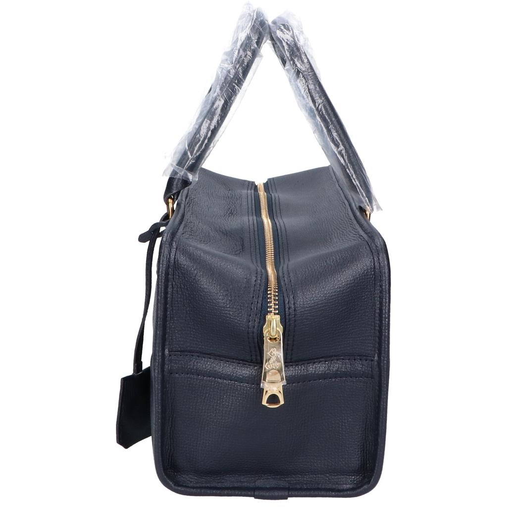 A.D.M.J. Accessoires De Mademoiselle [Beautiful condition] Leather Mini Boston bag NavyUsed