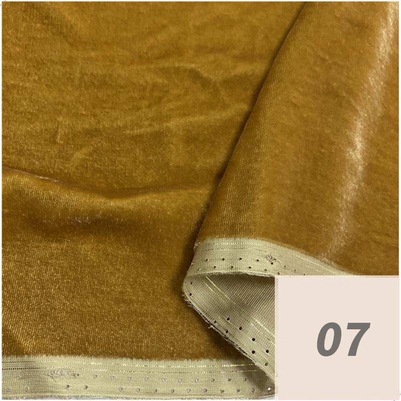 1,4 m breit Maulbeerseide Echt Samt Stoff Einfarbig Cheongsam Kleid Gold Samt Stoff Hochwertiger Hautfreundlicher Bekleidungsstoff