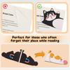 5/6/10pcs Cute Cat Cartoon Magnetic Bookmark Page Holder Fun Meow Bookmarks For Students Reading Book Magnetic Tags Decoration
