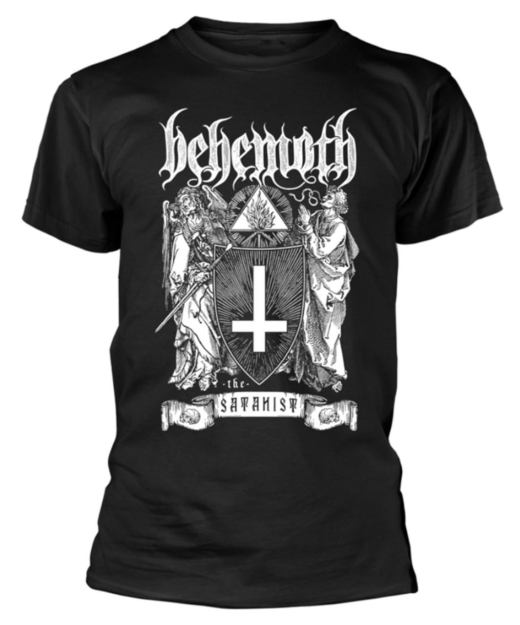 

Furor Divinus Behemoth T-Shirt Trendy Printed Brand Pure Cotton T-shirt Short Sleeve Unisex Round Neck Versatile Loose T-shirt S
