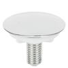 Premium ABS Sink Hole Cover Featuring Silver Coating Resistant to Stain and Impact for Long Terms Use in Kitchen Sinks