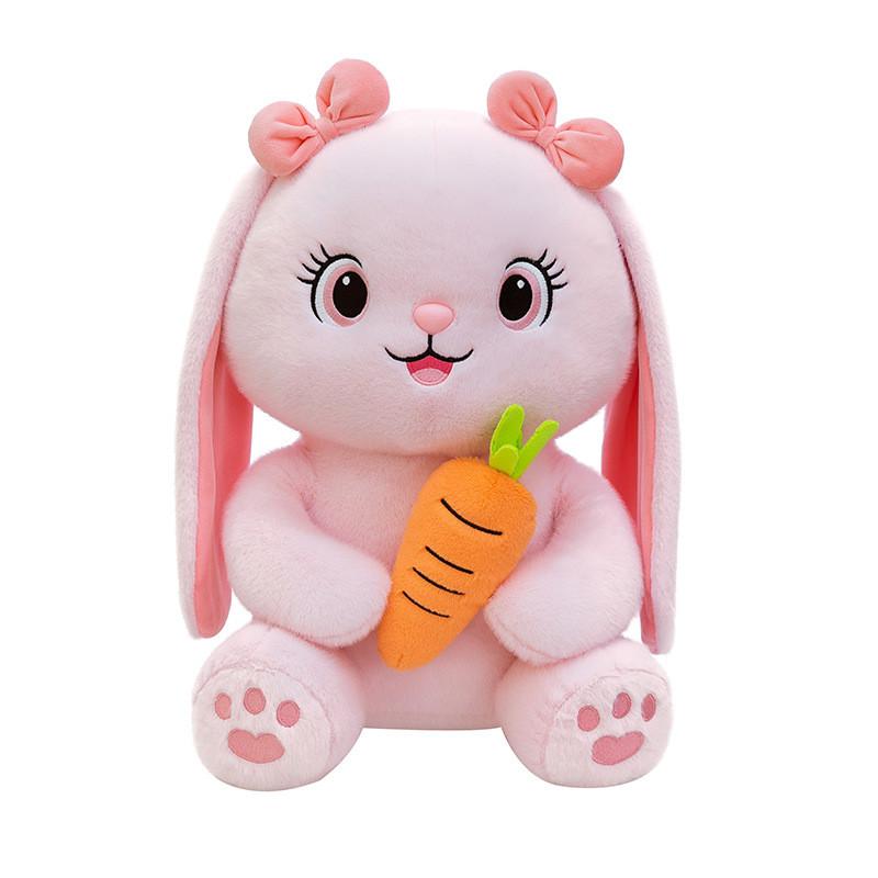 

Plush Bunny Toy With Carrot Design For Kids And Giftgiving 30cm