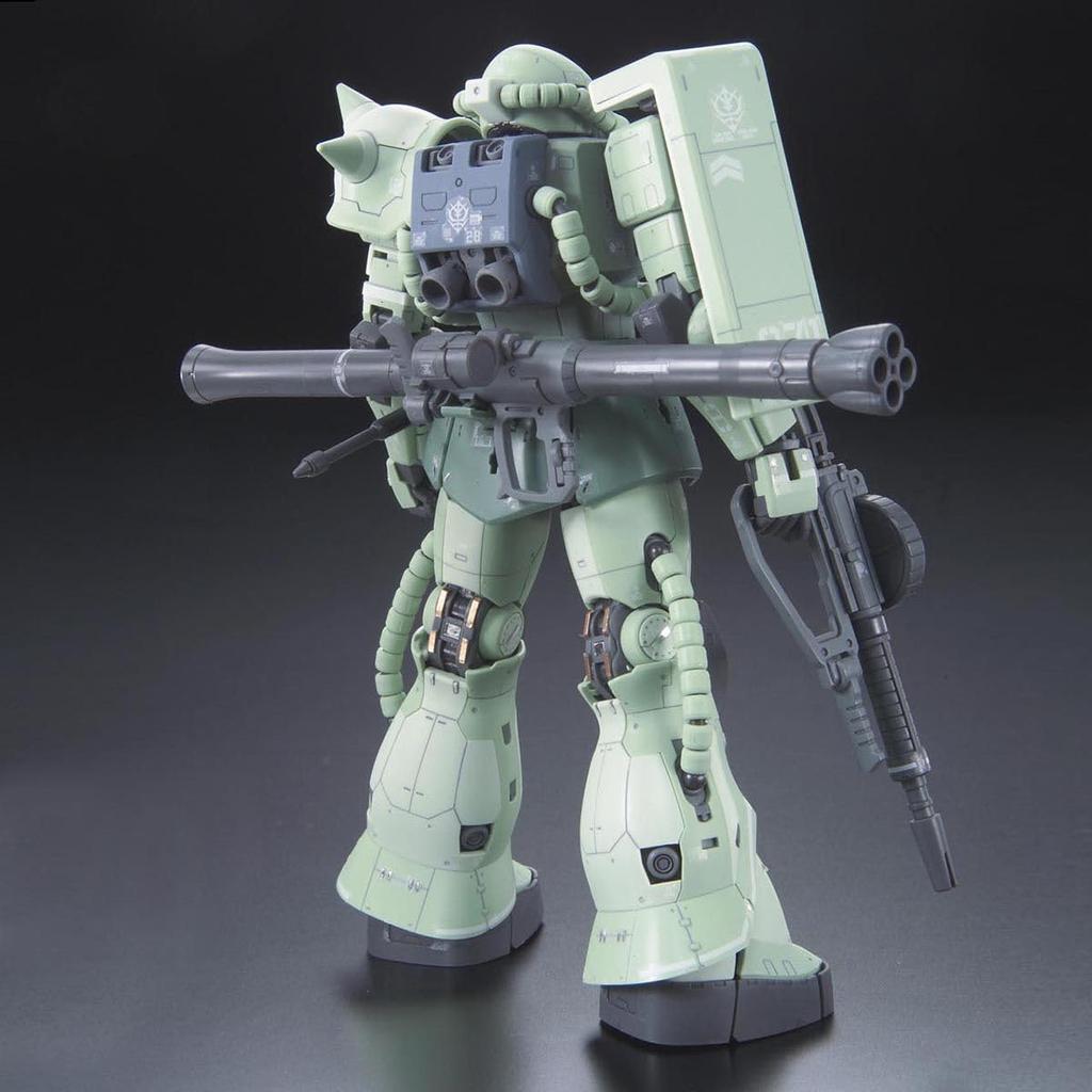 BANDAI SPIRITS RG Mobile Suit Gundam Zaku Scale Plastic Model MS-06F Mass-Production 1/144 Pre-Colored