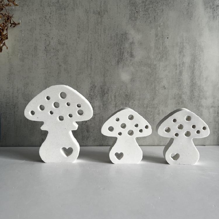 Silicone Mold Mushroom Shape Candle Molds Soap Making Molds 3D Resin Molds Home Decors Craft Molds Silicone Texture