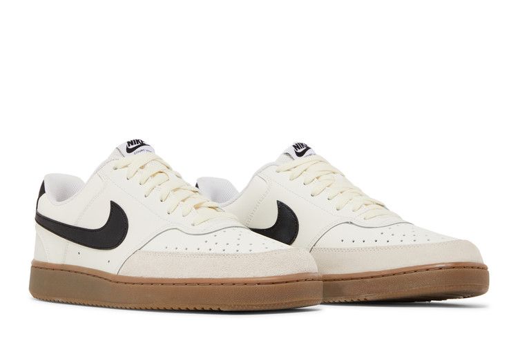 Men's Sneakers Nike Court Vision Low Sail Black Gum Sail/Light Orewood Brown/White/Black