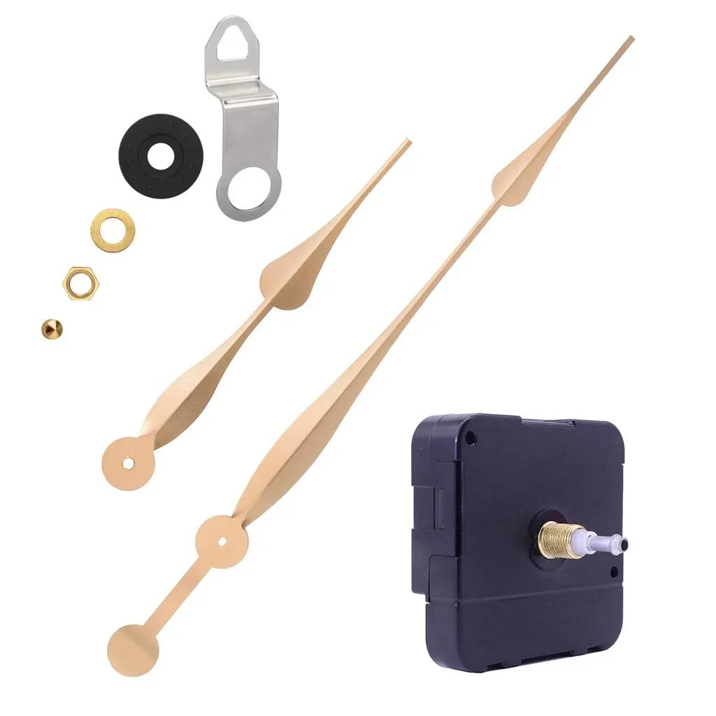 High Torque Quartz Wall Clock Movement Silent DIY Clock Mechanism 30cm Long Metal Clock Needle Large Torque Movement Parts