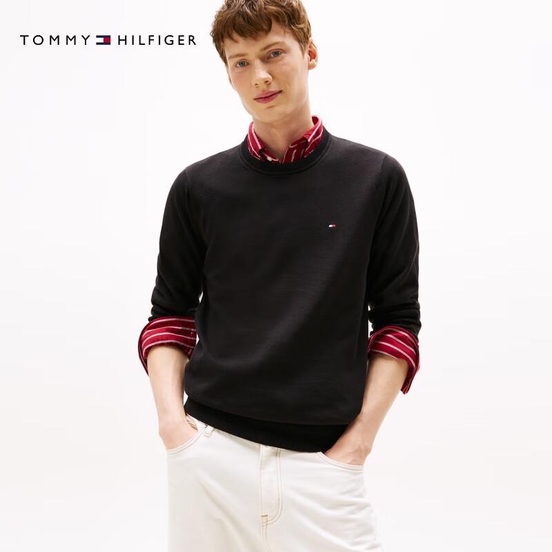 Tommy Hilfiger Cotton Crewneck Pullover Sweater