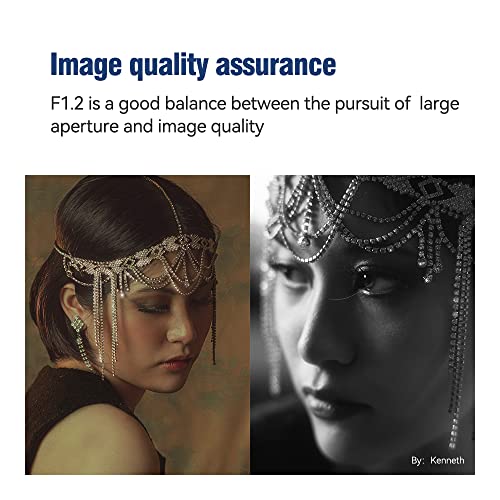 TTArtisan 50mm F1.2 APS-C Manual Focus Large Aperture Fixed Focus Lens Silver for Panasonic/Sigma/Leica L-Mount Cameras T TL TL2 CL FP