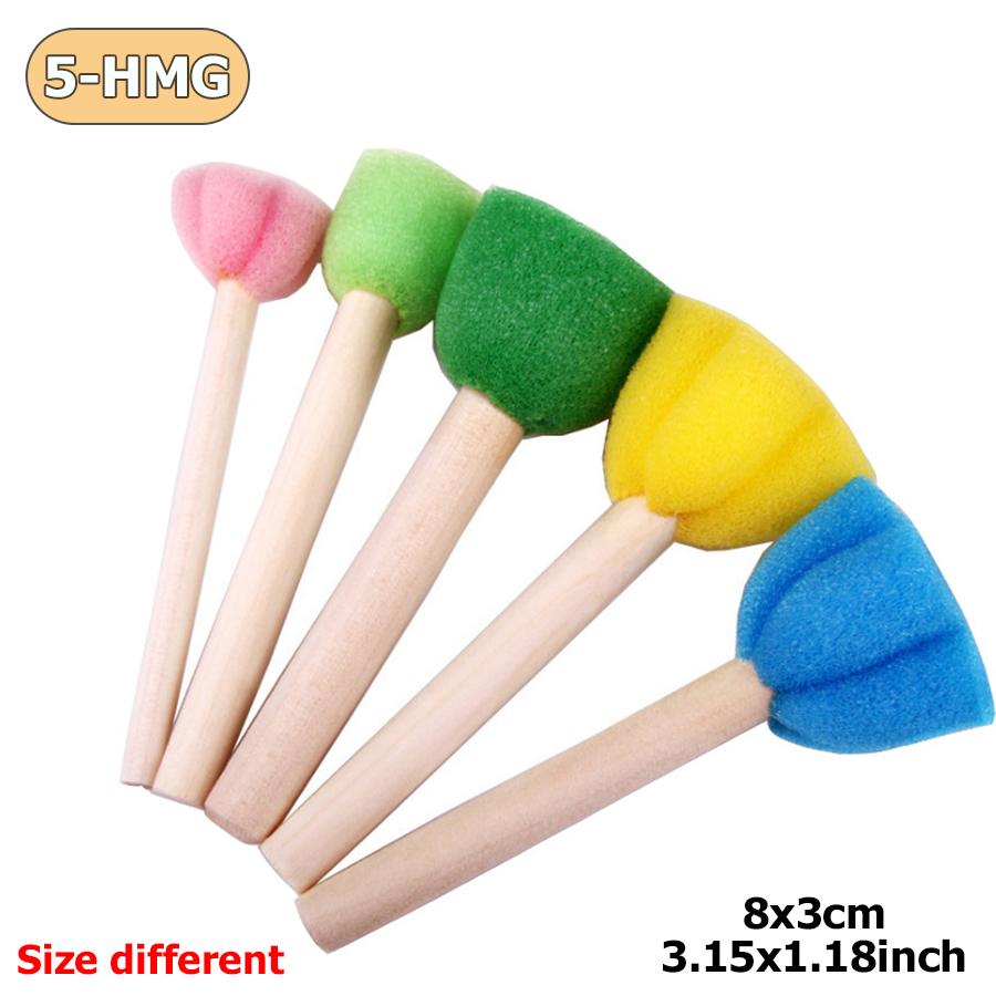 

Multi Styles Available Paint Watercolor Painting Sponge Brush Roller Stamp DIY Drawing Tools Art Painting Supplies