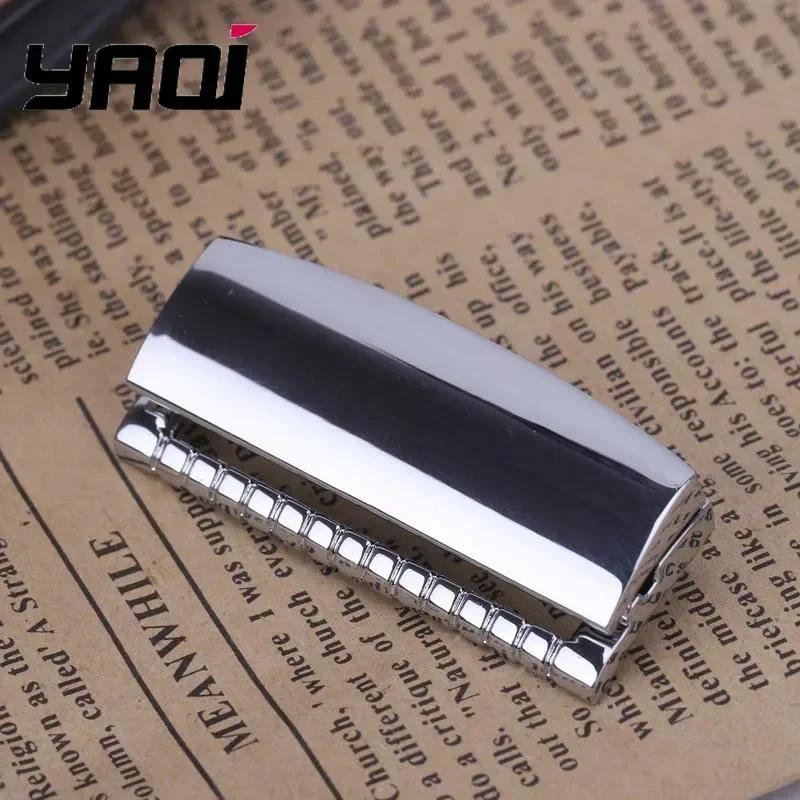 Yaqi Single Edge Safety Razor Head Chrome Color Precise Shaving Experience Male Female Wet Shaving Razor Handle Not Included
