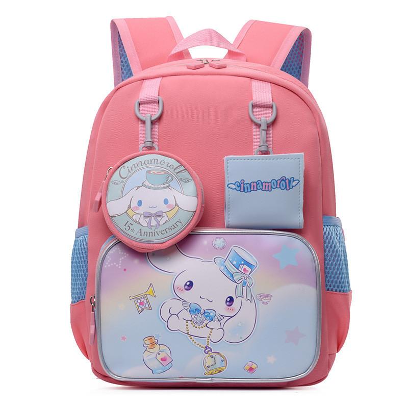 Adorable Nylon Cartoon Kuromi My Melody Kids Backpack For Girls And Boys School Bag Cinnamoroll